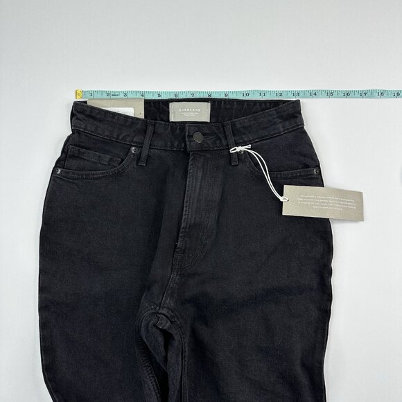 Everlane Women's NWT Black The Curvy Cheeky Minimalist Jean W25-26.25/L26.4 - Picture 8 of 12